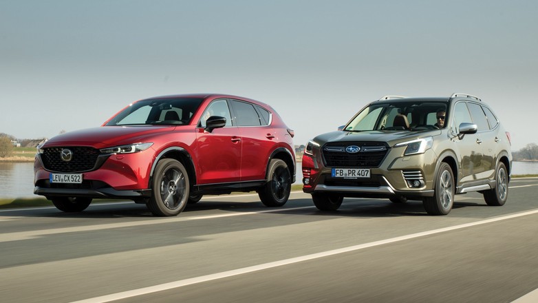 Mazda CX-5 i Subaru Forester - porównanie