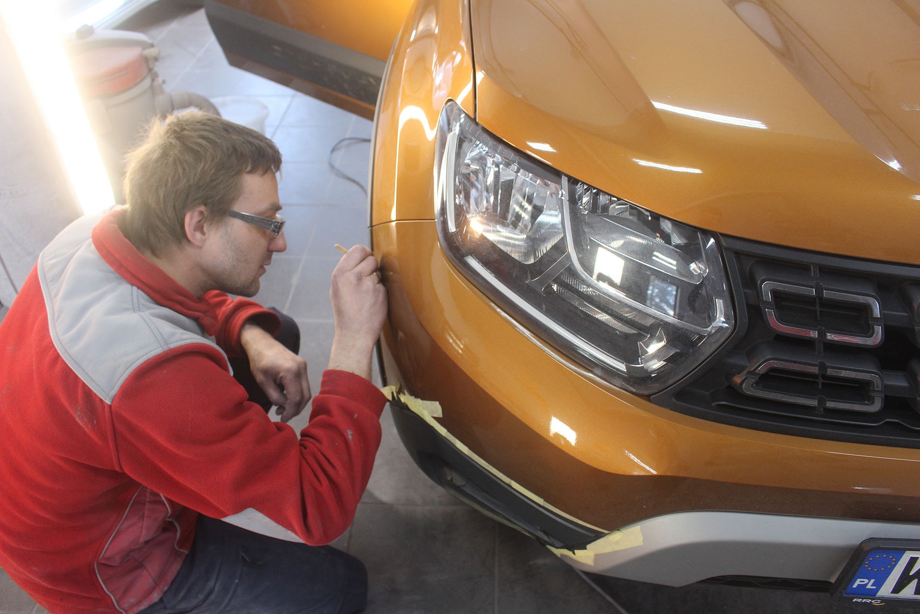 Porysowany zderzak można naprawić!