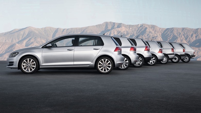 Volkswagen Golf - 7 generacji modelu