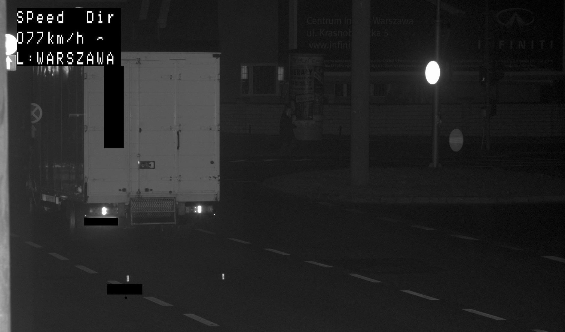 Urządzenia stosowane przez służby pozwalają na wykonywanie pomiarów także od tyłu, ale ta możliwość nie jest domyślnie wykorzystywana.