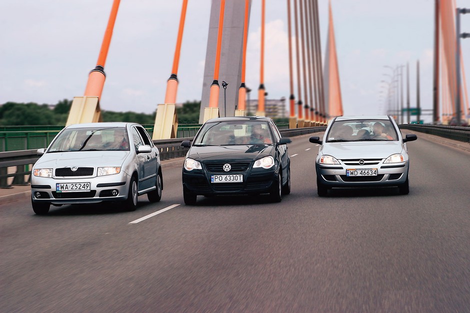 Którego malucha wybrać? Opel Corsa C kontra Skoda Fabia I i Volkswagen Polo IV