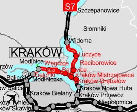 S7 Szczepanowice - Kraków