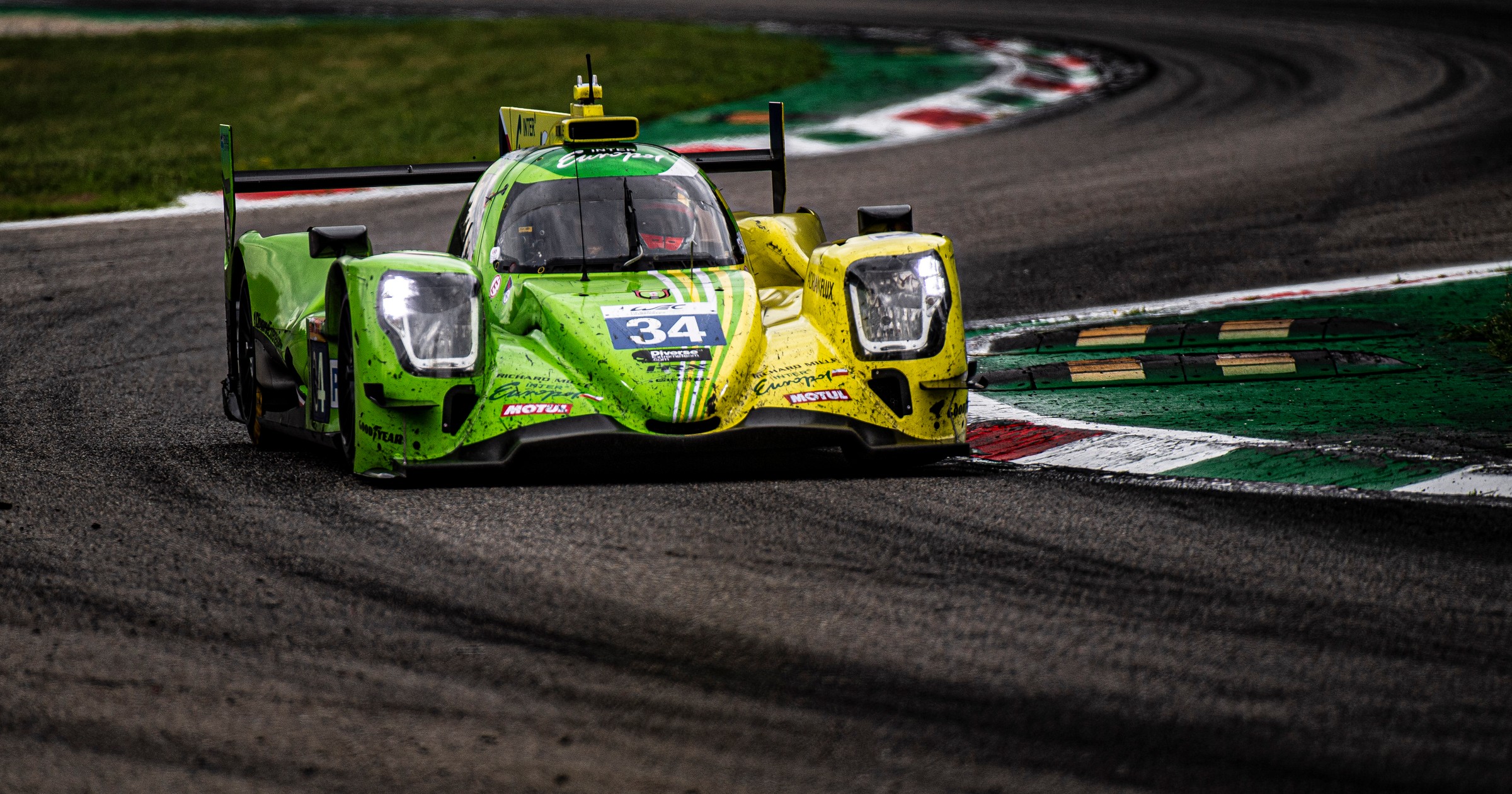 Bolid Oreca 07 Inter Europol Competition podczas wyścigu na torze Monza