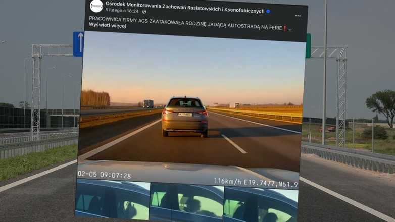 Kierująca nieuzasadnionym gwałtownym hamowaniem doprowadziła do niebezpiecznej sytuacji