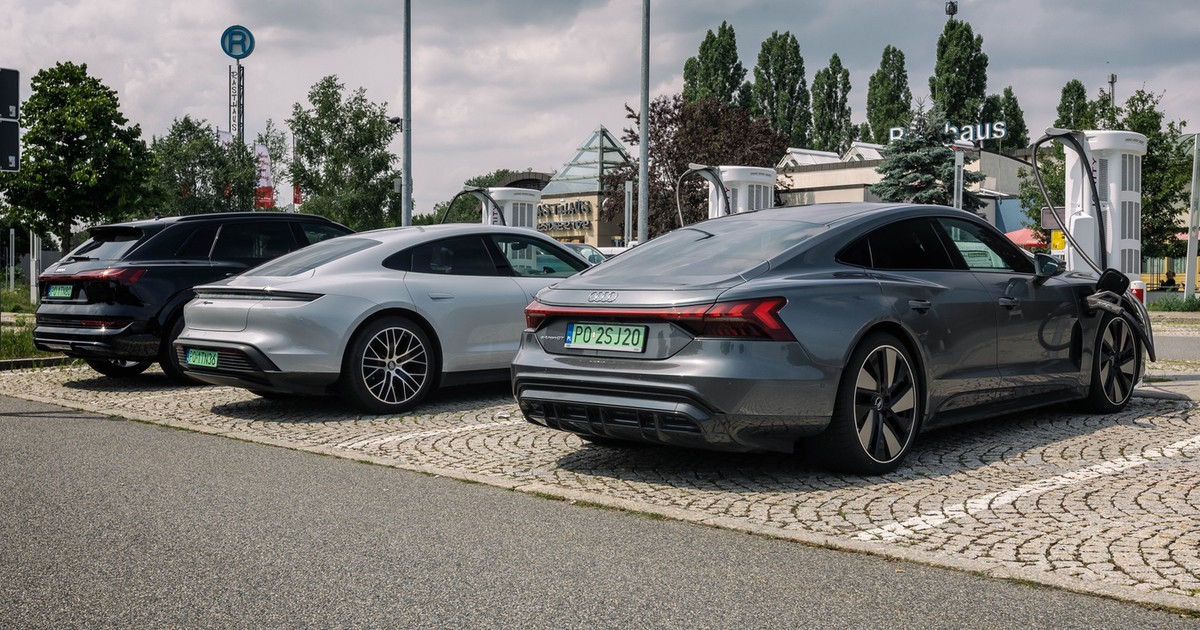 Elektromobilność Alpy Audi e-Tron S Audi e-Tron GT Porsche Taycan