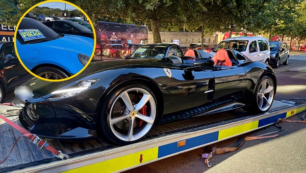 Supersamochody zajęte przez policję w Londynie