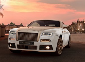 Złoty Rolls-Royce Wright z Mansory
