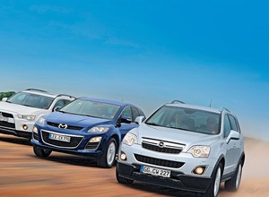 Mitsubishi Outlander kontra Mazda CX-7 i Opel Antara: SUV-y bardzo rodzinne
