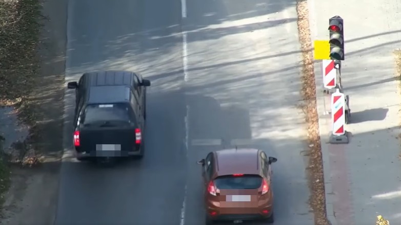 nagranie policyjny dron