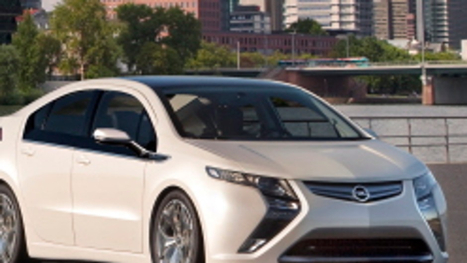 IAA Frankfurt 2009: premiera Opla Ampera -  wykorzystanie technologii Voltec