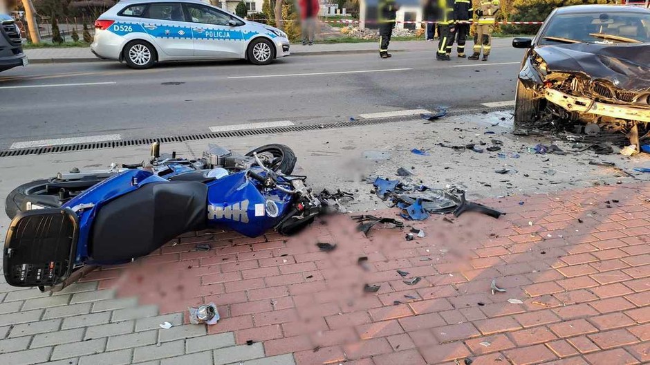 W wypadku zginął doświadczony policjant