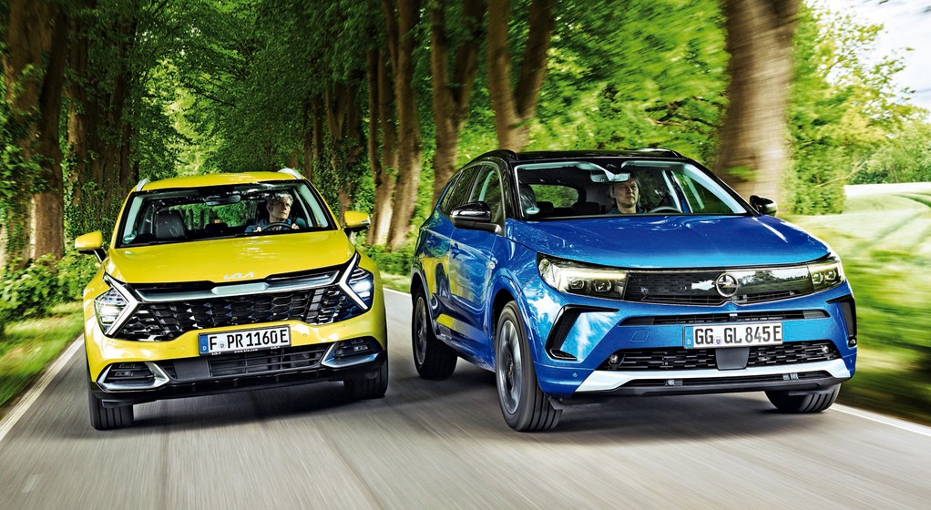 Kia Sportage plug-in kontra Opel Grandland plug-in