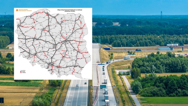 GDDKiA: Realizujemy blisko 1620 km nowych dróg. Jest nowa lista i mapy