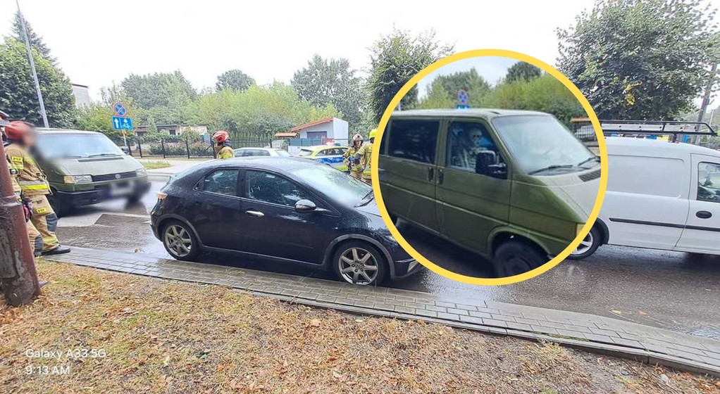 Pijana kobieta wiozła szkielet. Spowodowała wypadek (fot. krasnik.policja.gov.pl)