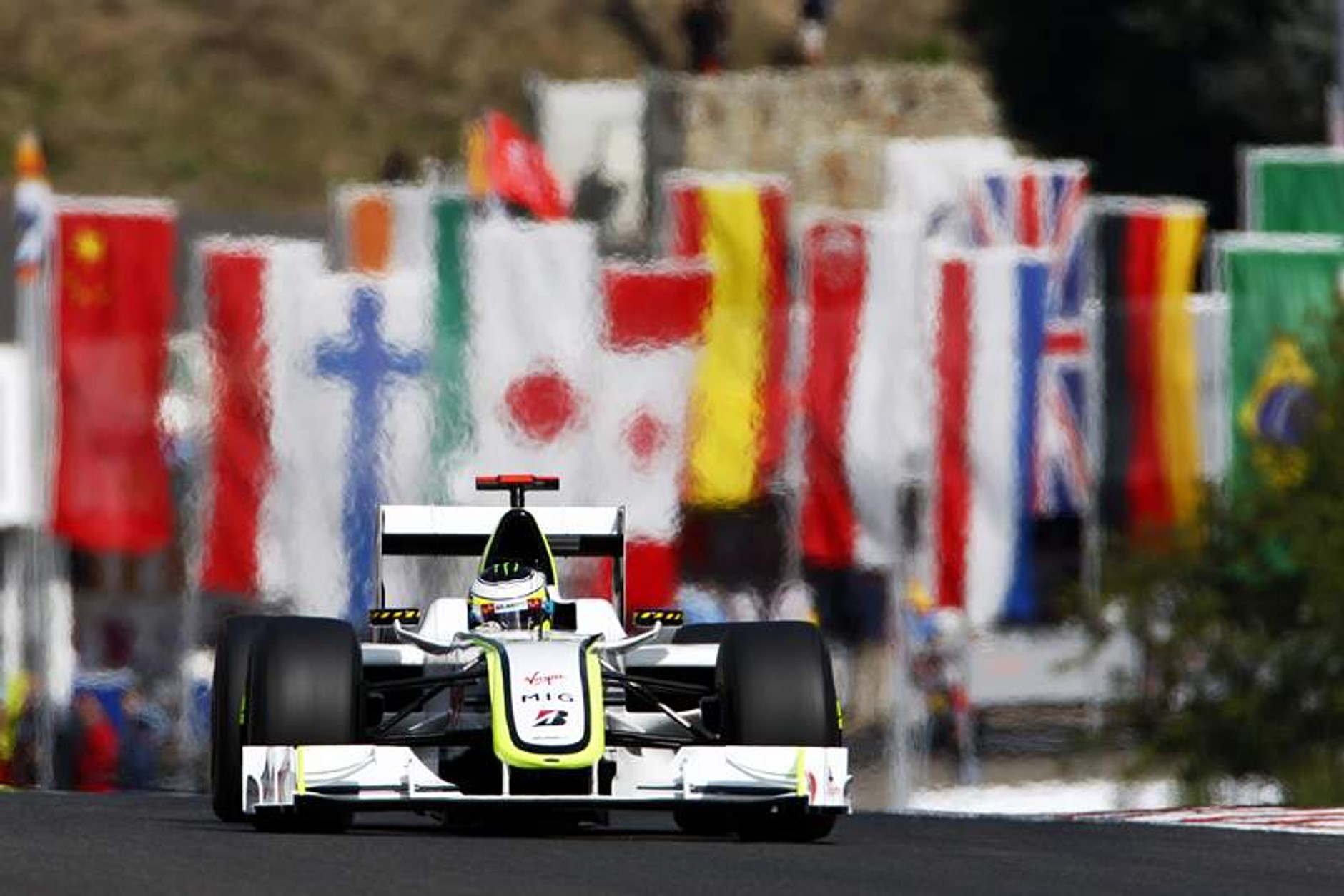 Grand Prix Belgii 2009: dwie gwiazdy wyścigu - Raikkonen i Fisichella (fotogaleria)