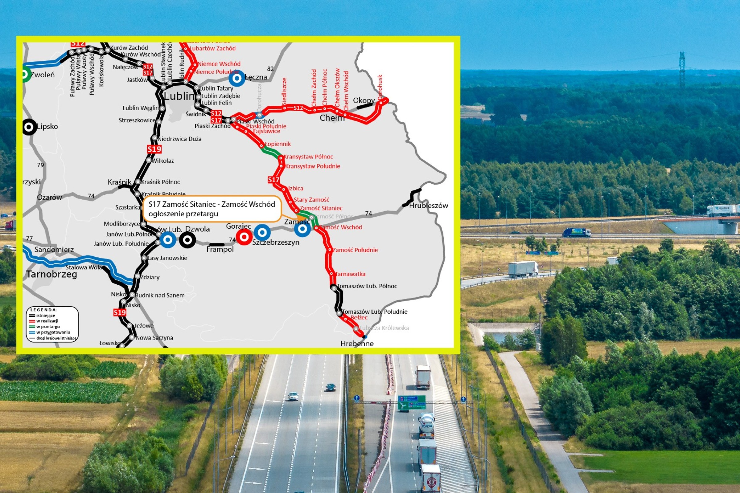 Kiedy droga S17 będzie gotowa? Mapa na wschodzie i południu robi się czerwona