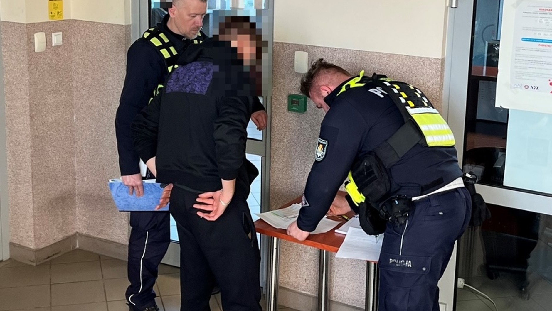 Sprawca zdarzenia na przejściu dla pieszych w Czluchowie