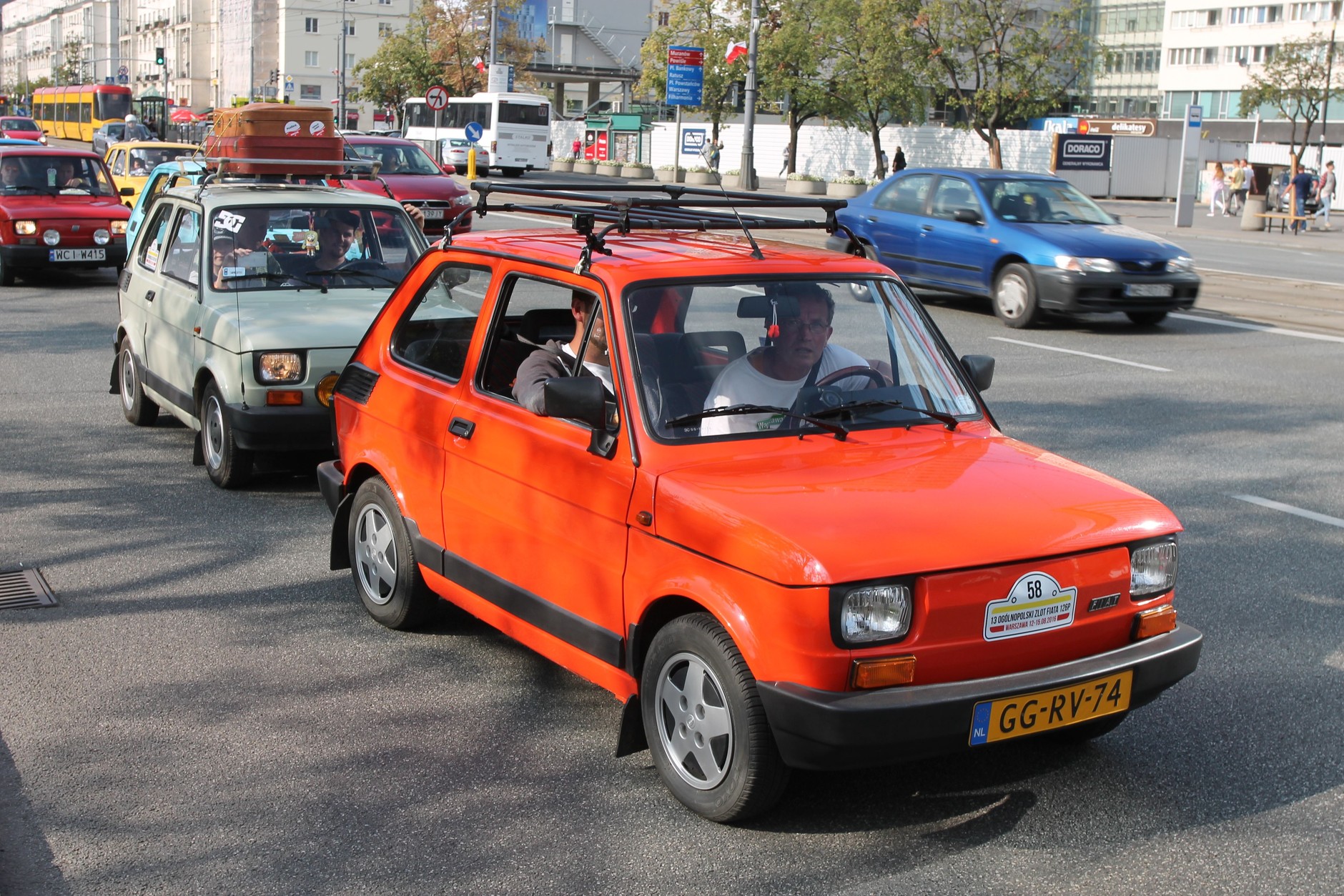 13 Ogólnopolski Zlot Fiata 126p w Warszawie