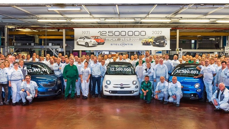 Fabryka w Tychach świętuję produkcję 12 500 000 auta