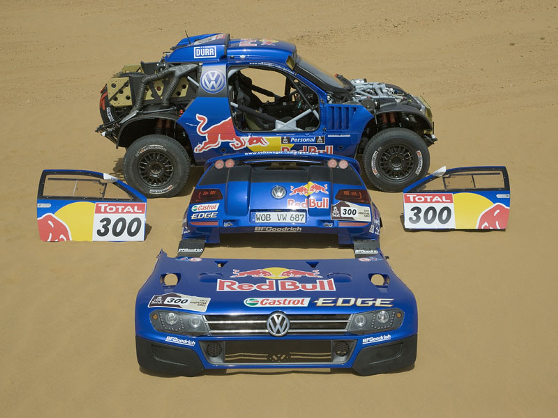 Rajd Dakar 2011: Volkswagen Race Touareg 3 już po testach