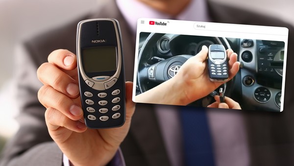 Kradzież auta metodą "na Nokię 3310" zajmuje niecałe 30 sekund. Pokazali nagranie