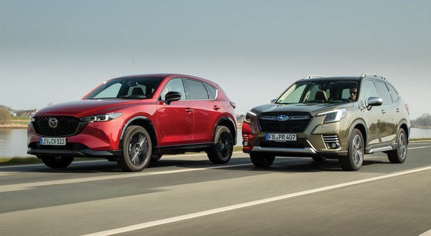 Rebelianci bez turbo: Mazda CX-5 kontra Subaru Forester. Japoński duet ciągle w formie!