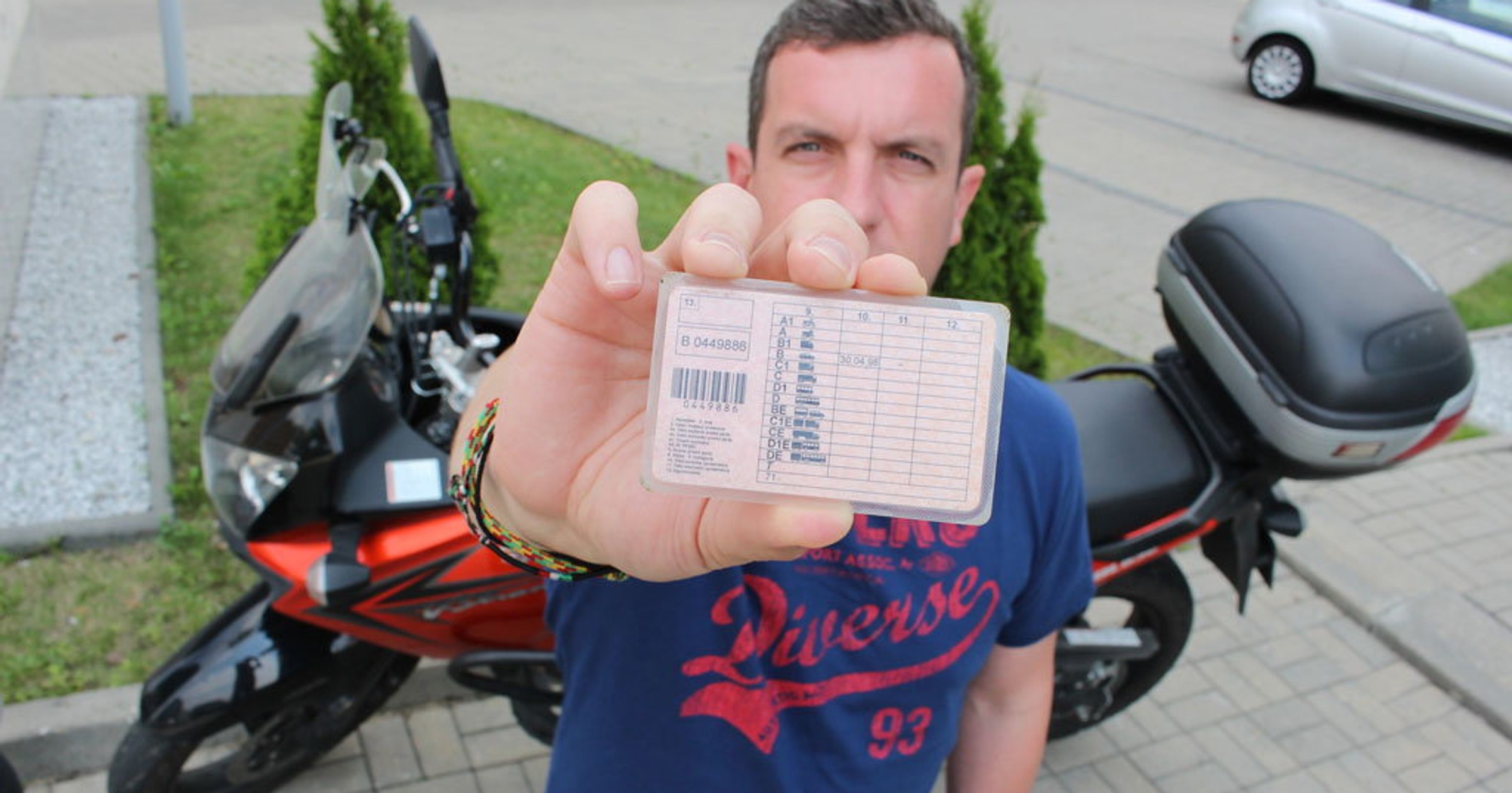 Motocyklem z kategorią B