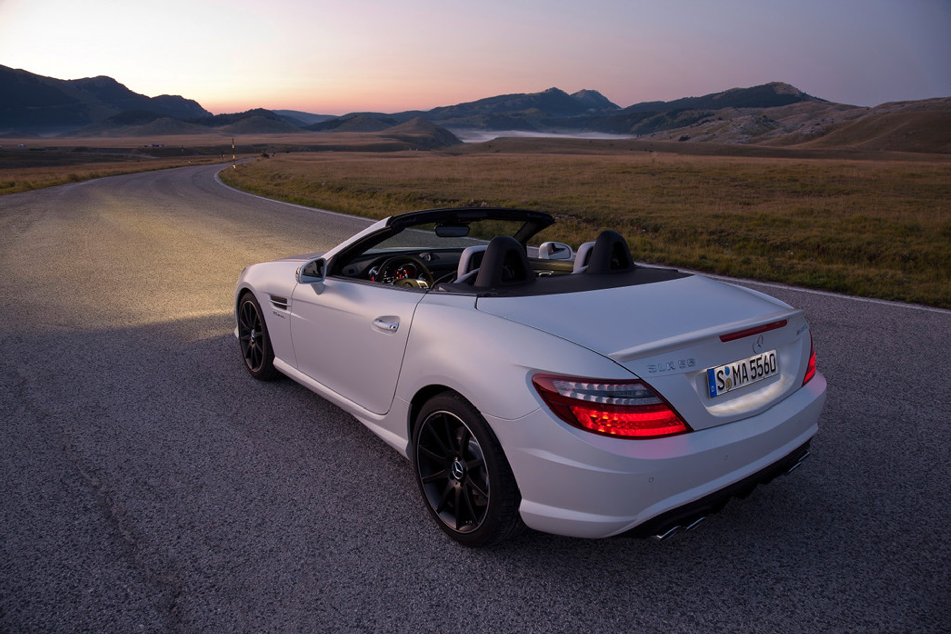 Mercedes SLK 55 AMG: mocny zawodnik