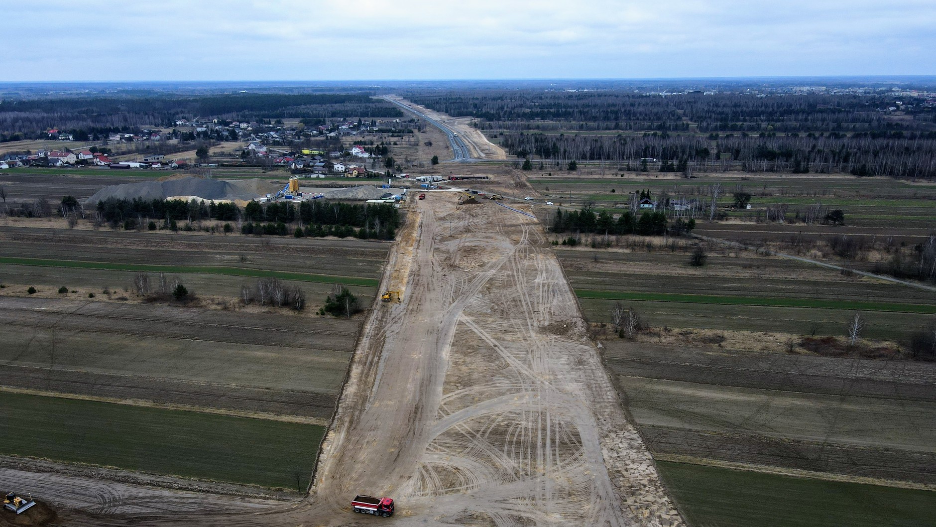 S19 między Lubartowem i Lublinem