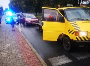Sceny jak z GTA w Tarnowskich Górach. Uciekał przed policją lawetą