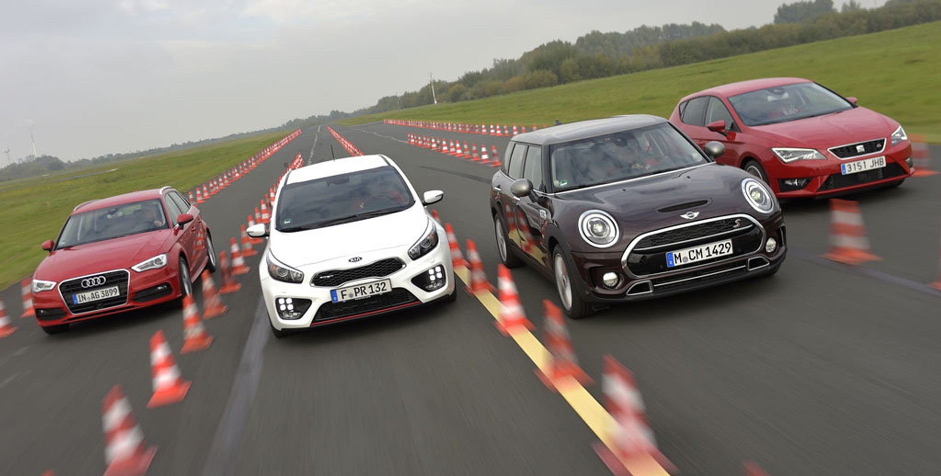 Mini Clubman kontra Audi A3, Kia cee'd GT i Seat Leon