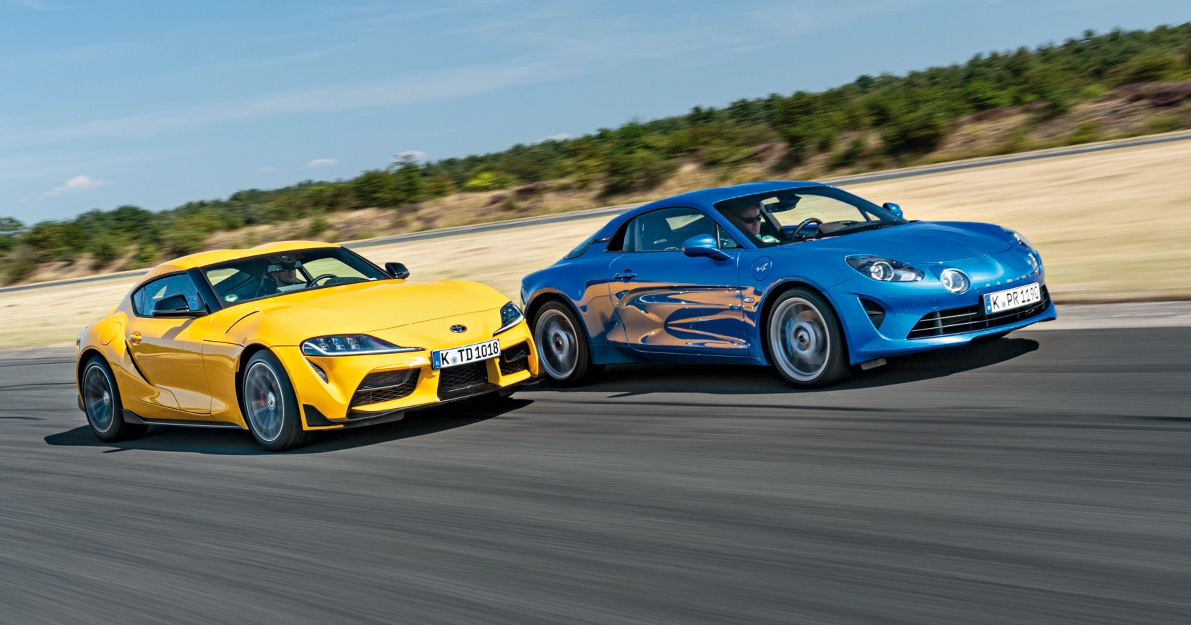 Alpine A110 kontra Toyota Supra GR 2.0