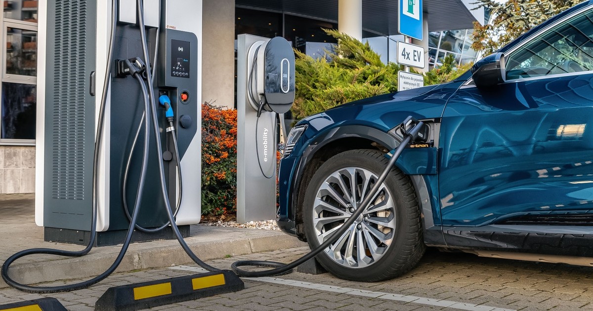 Punkt ładowania samochodów elektrycznych