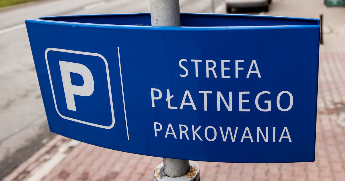Strefa płatnego parkowania w Warszawie