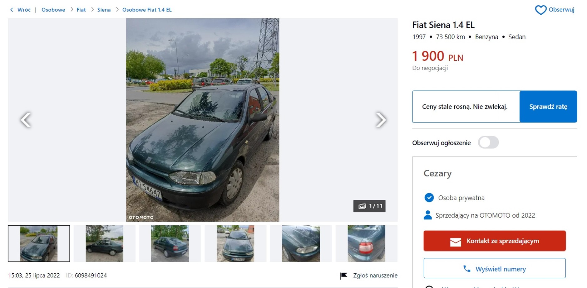Fiat Siena Otomoto