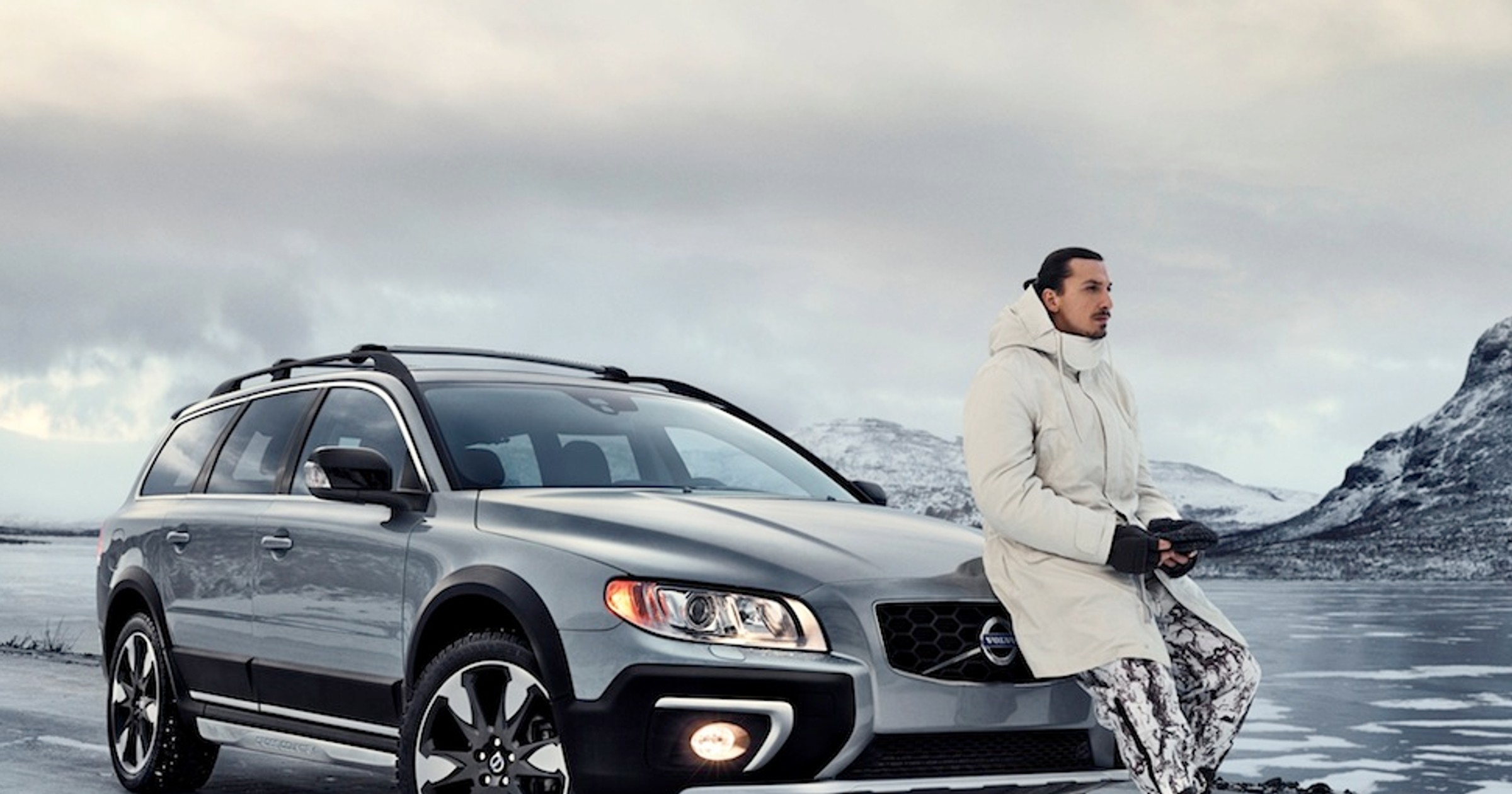 Ibrahimovic i Volvo XC70
