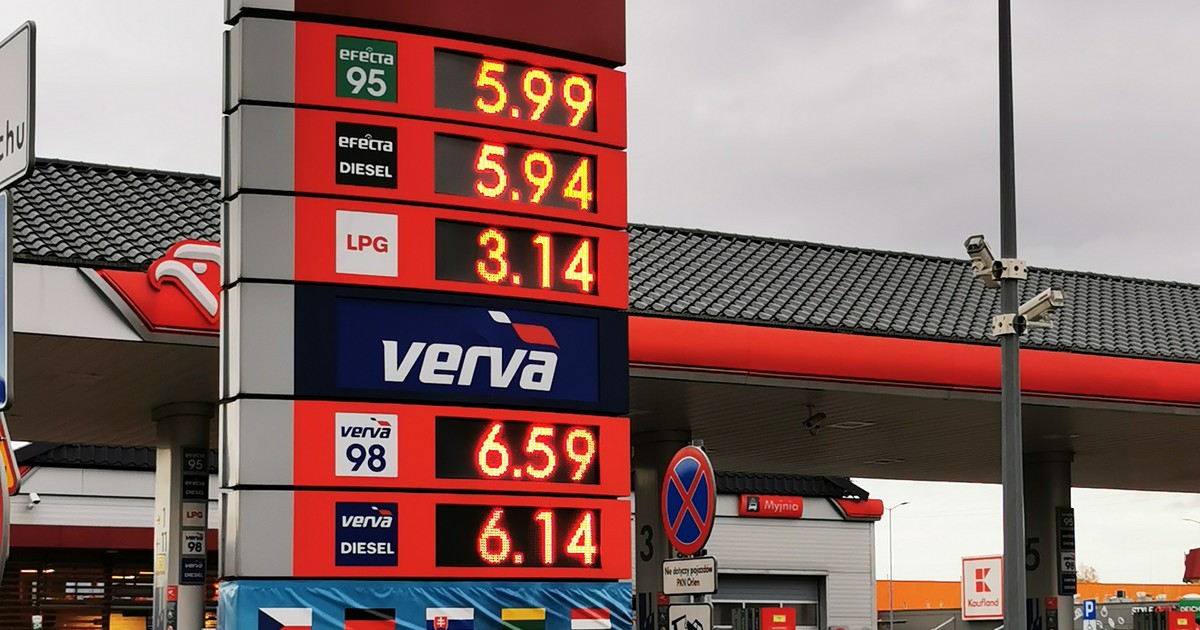 Ceny paliw 12 października 2023, Jabłonna