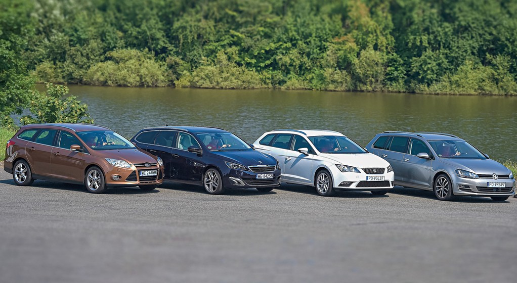 Ford Focus, Peugeot 308, Seat Leon i Volkswagen Golf – porównanie kompaktowych kombi