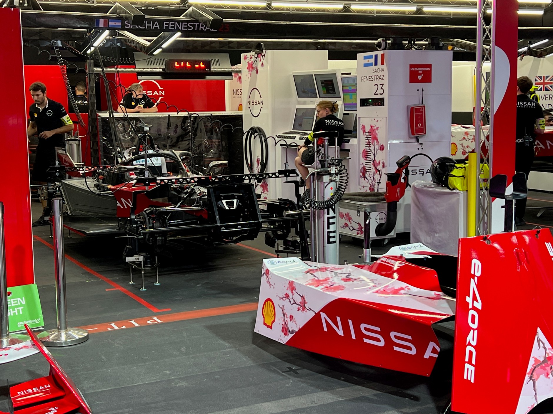 Wyścigi Formuły E na torze ExCel w Londynie