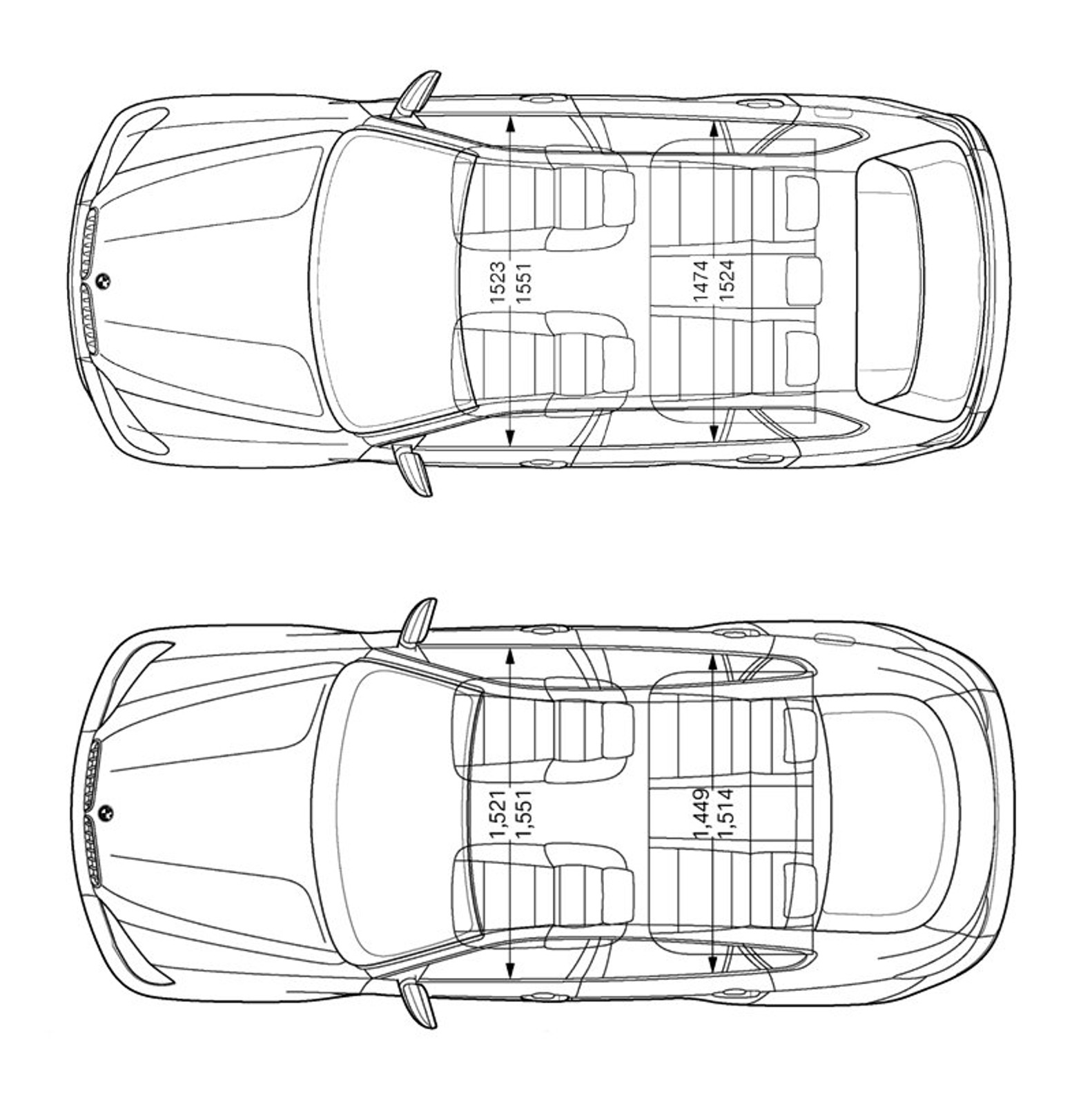 BMW X5 kontra BMW X6: pierwsze statyczne porównanie