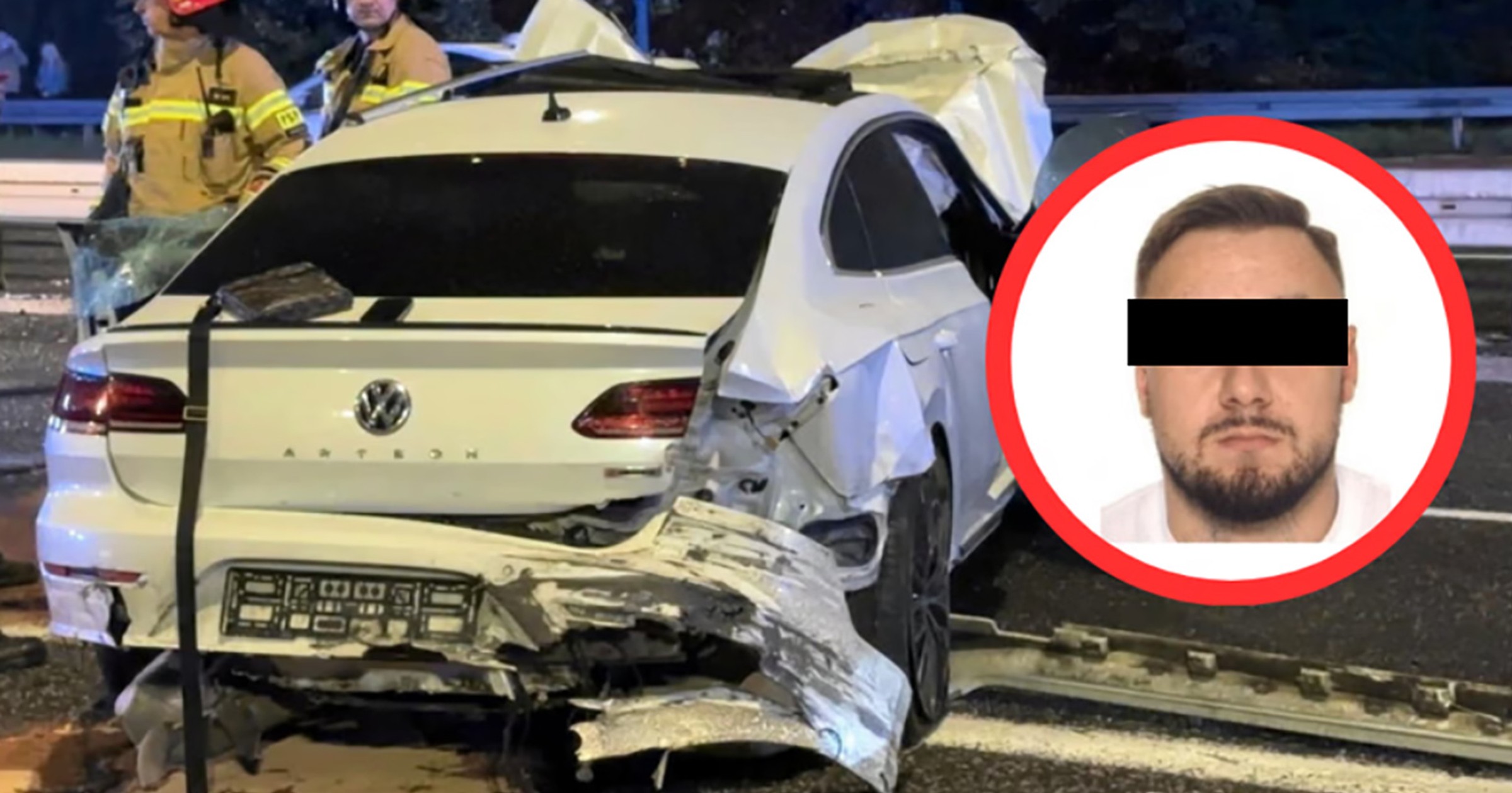 Łukasz Ż. miał doprowadzić do wypadku na Trasie Łazienkowskiej