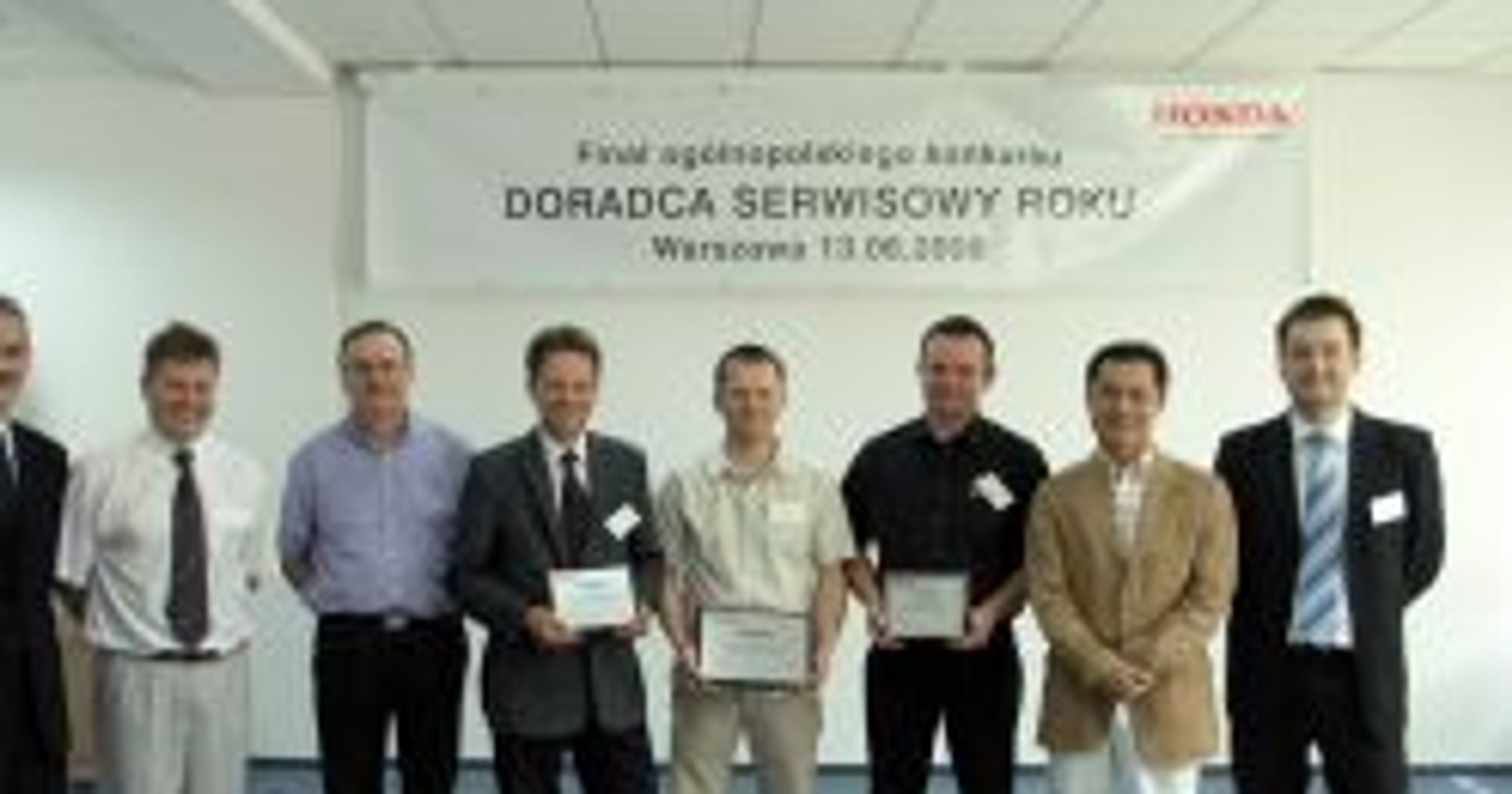 Honda: Doradca Serwisowy Roku 2008