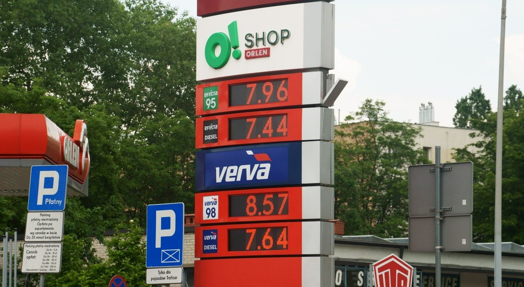 Ceny paliw na stacjach w Warszawie (7.06.2022)