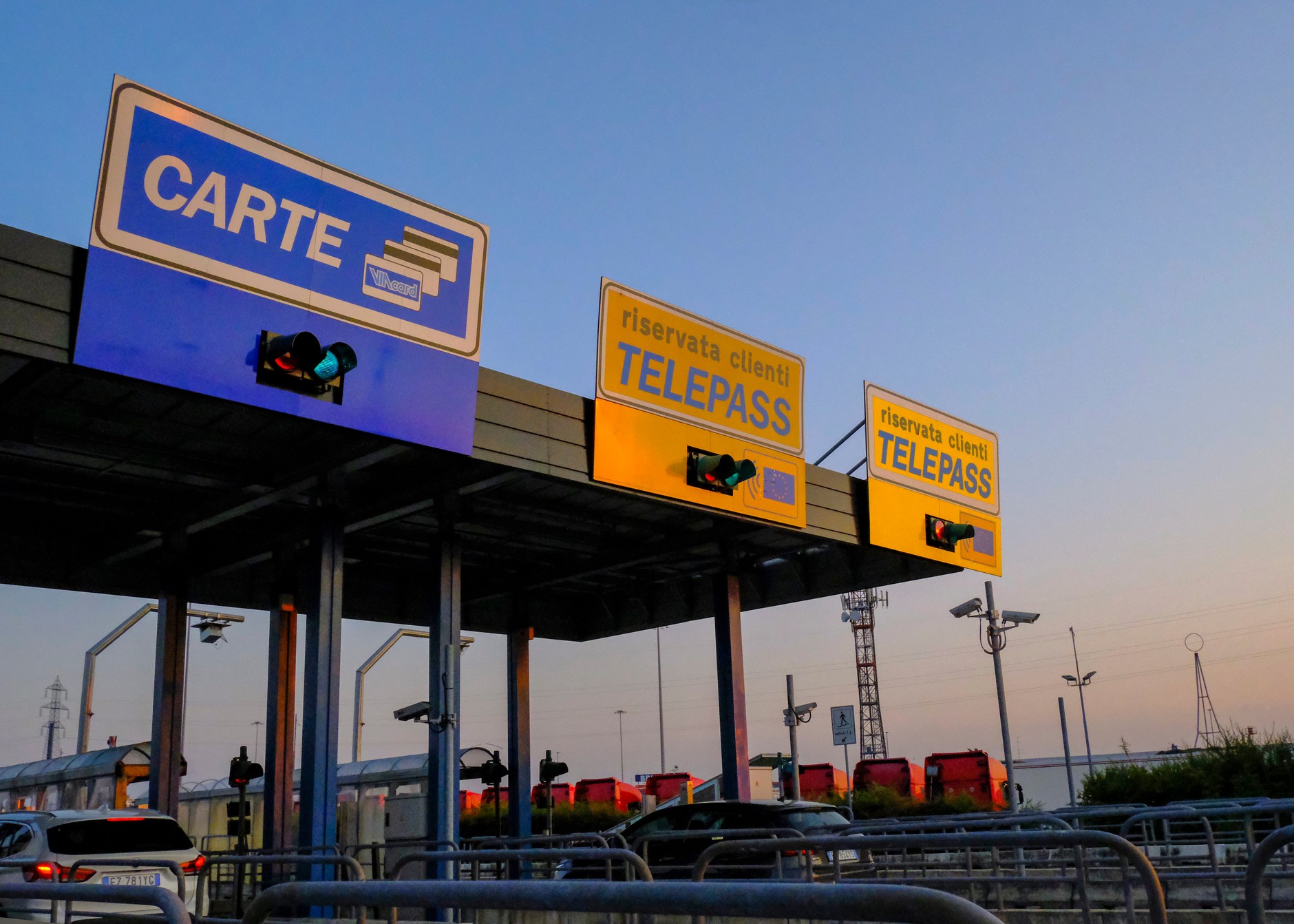 Bramki autostradowe we Włoszech