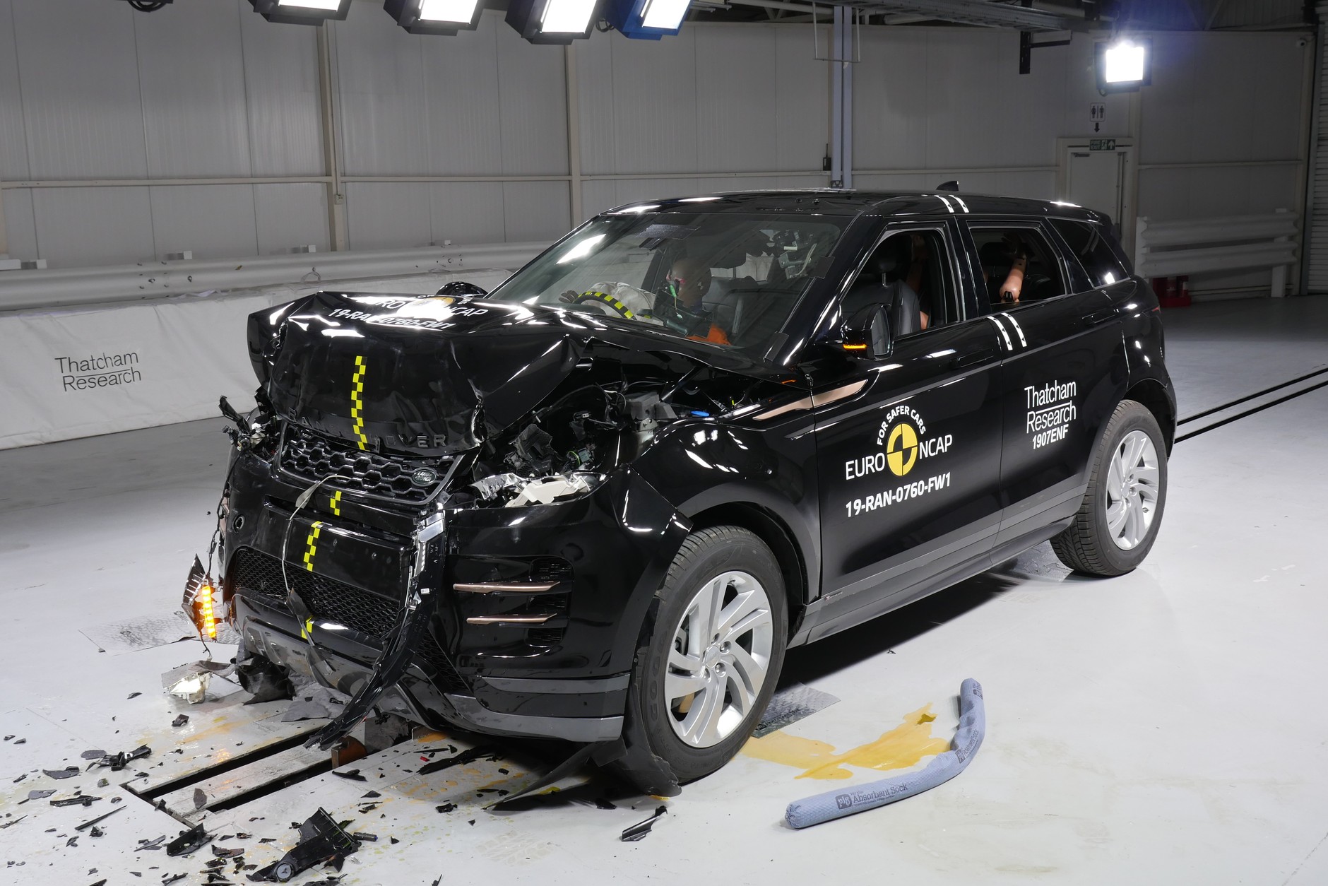 Crash-test Range Rover Evoque II