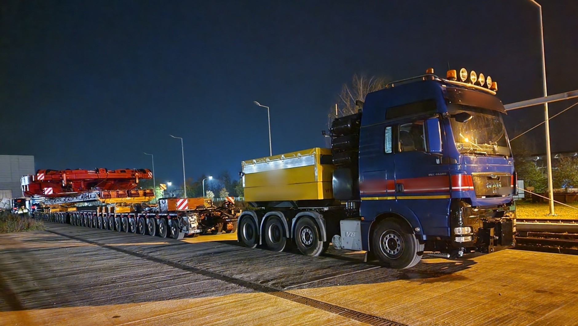 Transport maszyny TBM