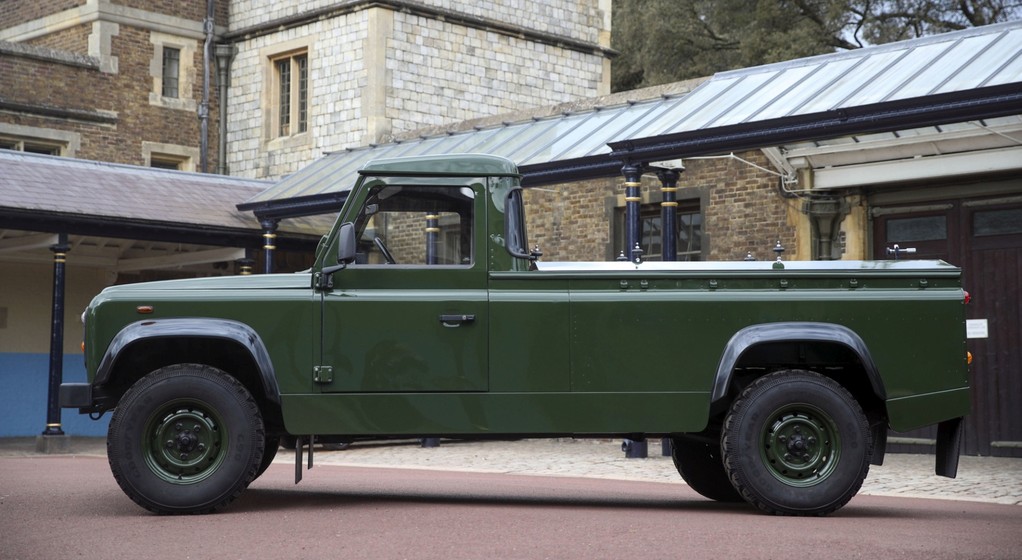 Land Rover Defender w specjalnej wersji na pogrzeb Księcia Filipa