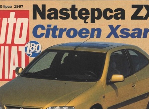 Przypominamy wydanie "Auto Świata" z 1997 r. Jedną z gwiazd numeru był Citroen Xsara