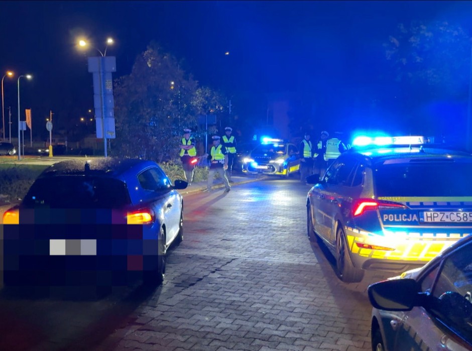 Stołeczni policjanci przeprowadzili akcję wymierzoną w uczestników nielegalnych wyścigów
