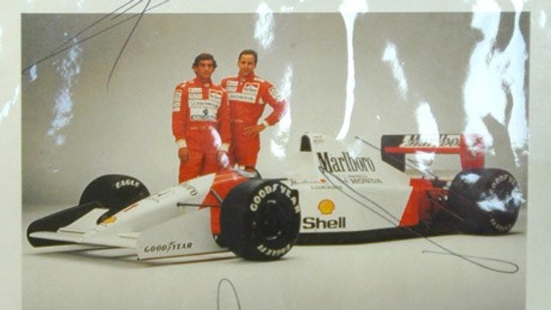 Ayrton Senna – autograf